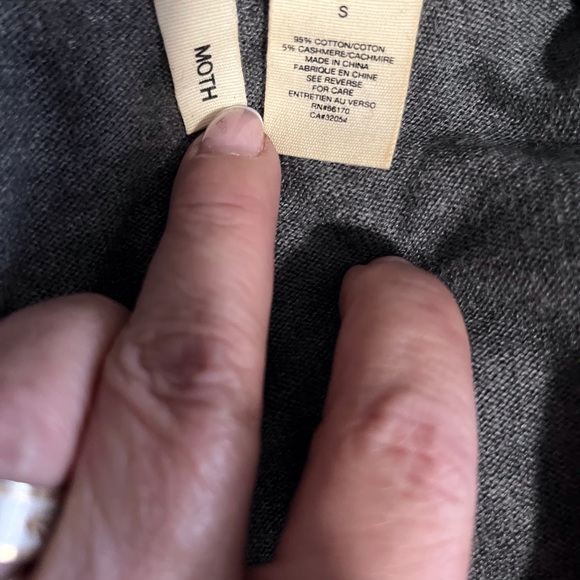 ANTHROPOLOGIE MOTH PLAZA RUFFLED CARDIGAN SWEATER - Picture 4 of 6